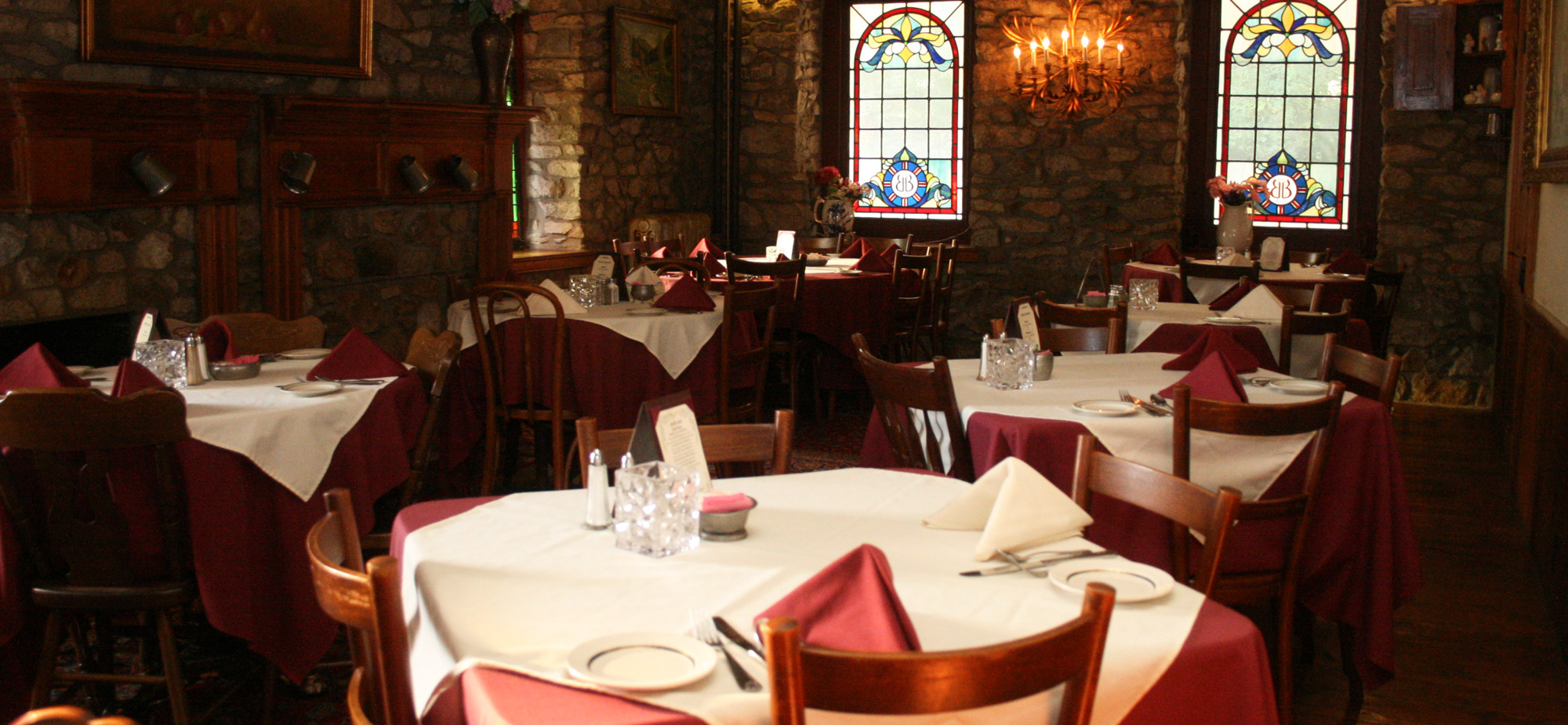 Dining room at the Springtown Inn